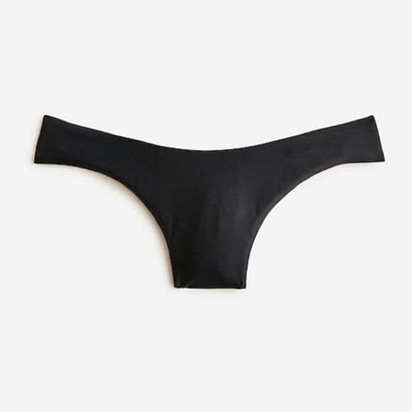 J. Crew Curved Waist Cheeky Bikini Bottom Black Size 3X NWT - Picture 4 of 11